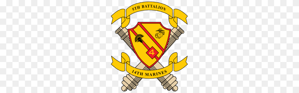 Marine Corps Battalion Marines Sticker, Emblem, Symbol, Dynamite, Weapon Free Png Download