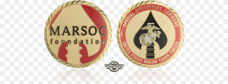 Marine Corps Challenge Coins Challenge Coin, Badge, Logo, Symbol, Gold Free Transparent Png