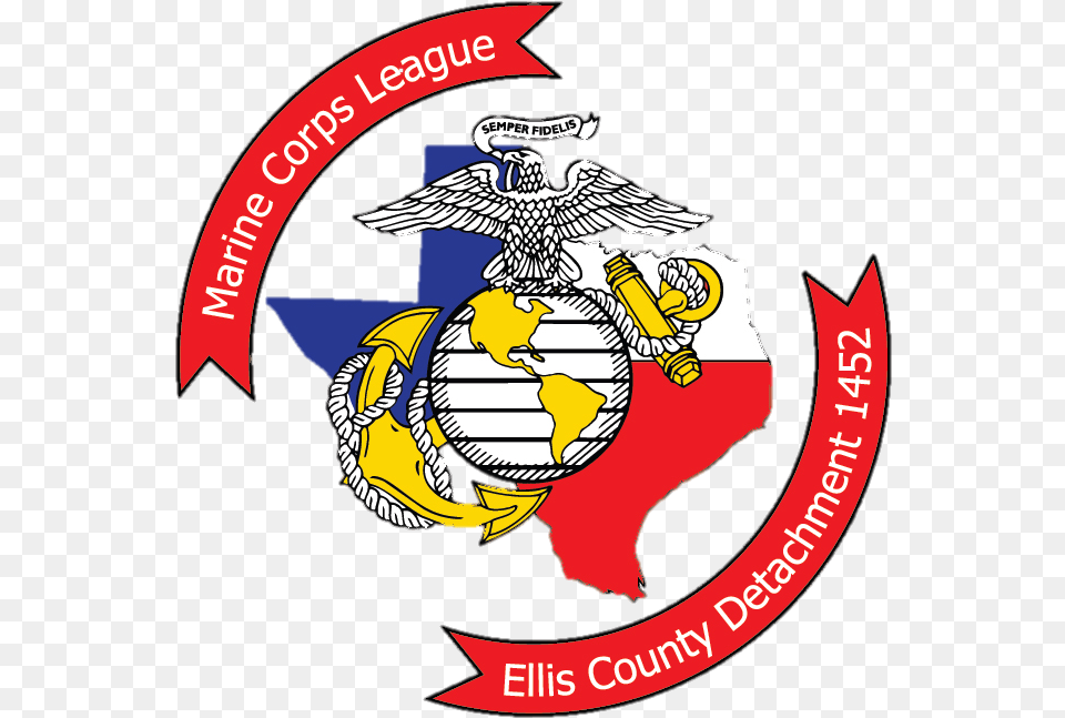 Marine Corps League Detachment Logos, Logo, Emblem, Symbol, Animal Png Image