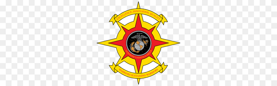 Marine Corps Marine Logistics Group Magnet, Logo, Symbol, Emblem, Dynamite Free Transparent Png