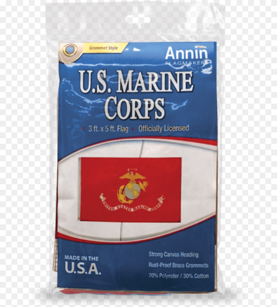 Marine Corps Military Flag 3 Ft Carmine, Book, Publication, Powder Png