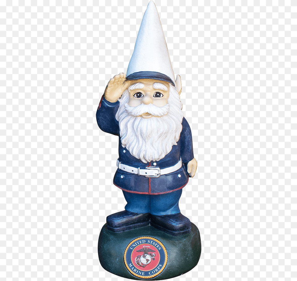 Marine Garden Gnome Garden Gnome, Clothing, Figurine, Hat, Baby Free Png Download