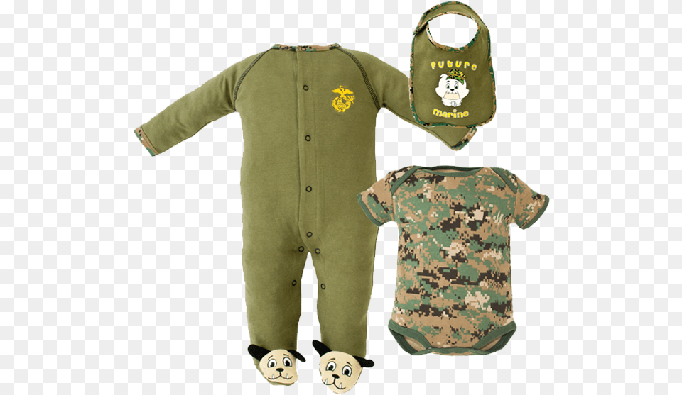 Marine Onesie, Military, Military Uniform, Baby, Person Png Image