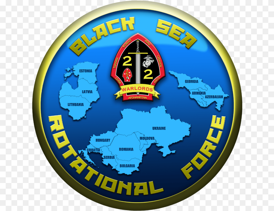 Marine Rotational Force Europe, Badge, Logo, Symbol, Emblem Free Transparent Png