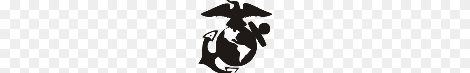 Marine Silhouette Usmc Emblem Clip Art Marine Logo Clip Art Usmc, Baby, Person, People Free Transparent Png