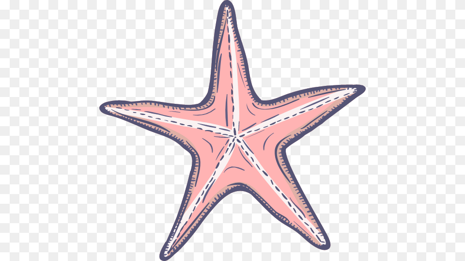 Marine Starfish Graphic Picmonkey Star Fish Cartoon, Animal, Sea Life, Shark, Invertebrate Free Png