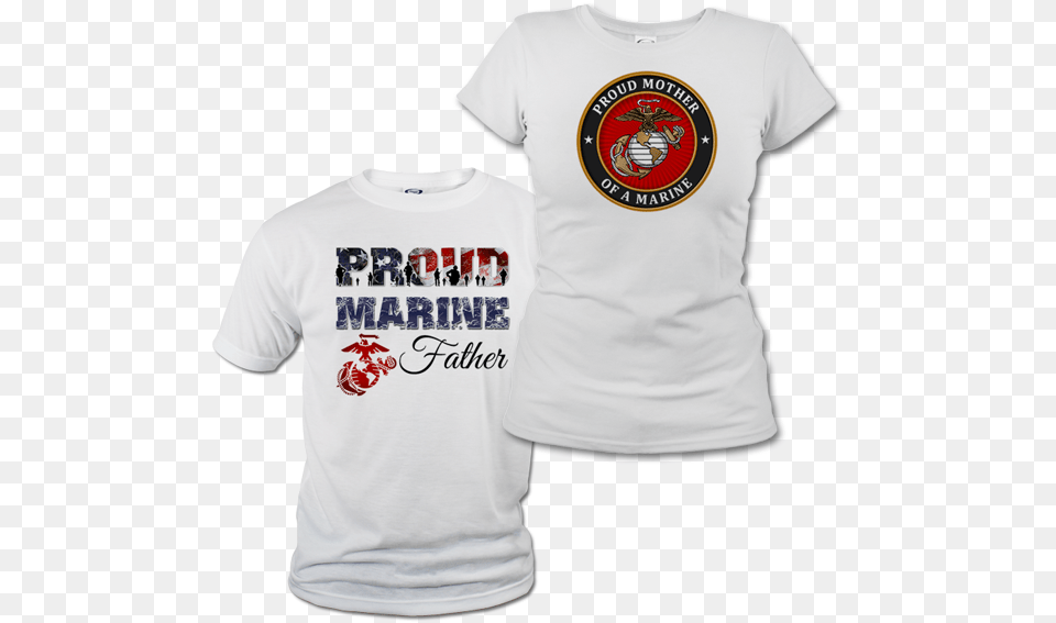 Marineparents Com Family Shirts For Marines Graduating, Clothing, Shirt, T-shirt Free Png Download