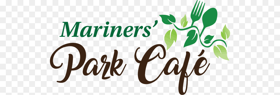 Mariners Park Cafe Logo, Green, Leaf, Plant, Graphics Png