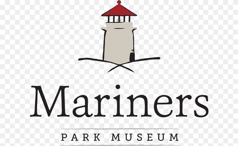 Mariners Park Museum Logo Lighthouse, Advertisement, Architecture, Building, Poster Png