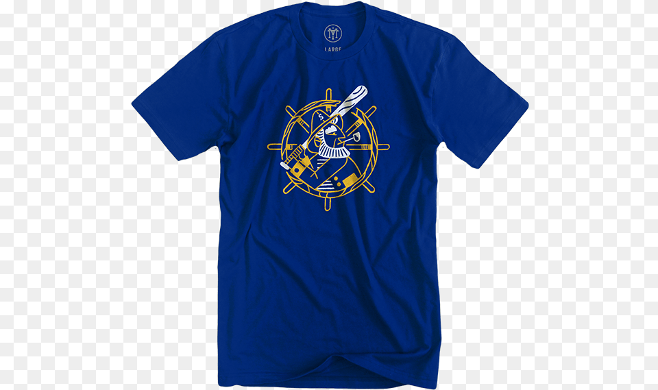 Mariners Pipe Retro Active Shirt, Clothing, T-shirt Free Png