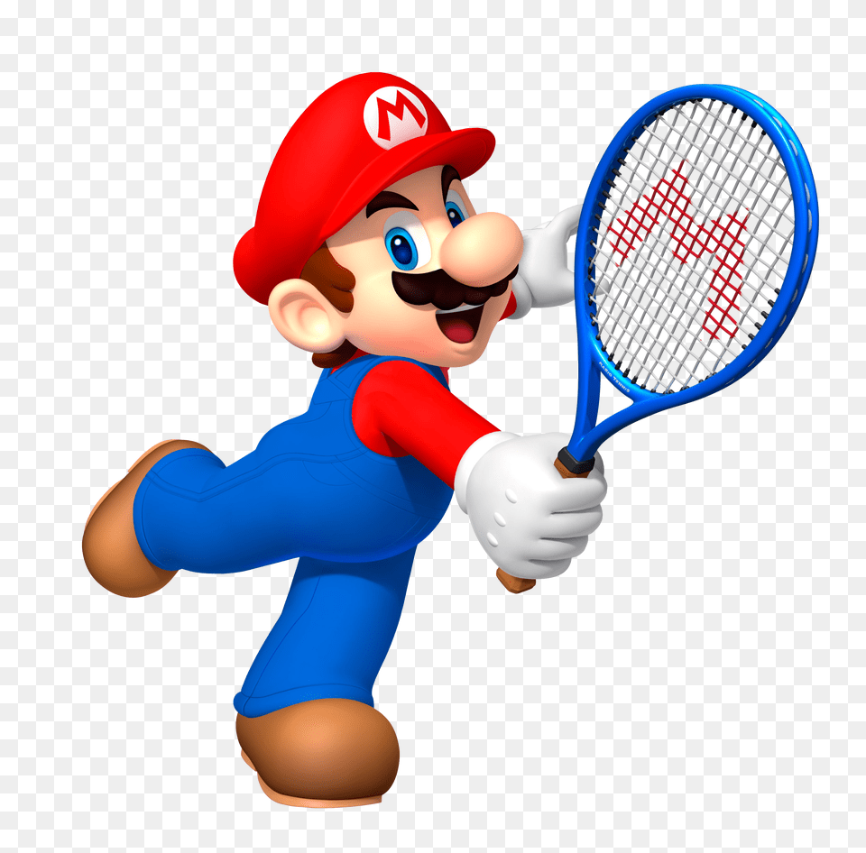Mario, Racket, Tennis, Sport, Tennis Racket Free Png Download