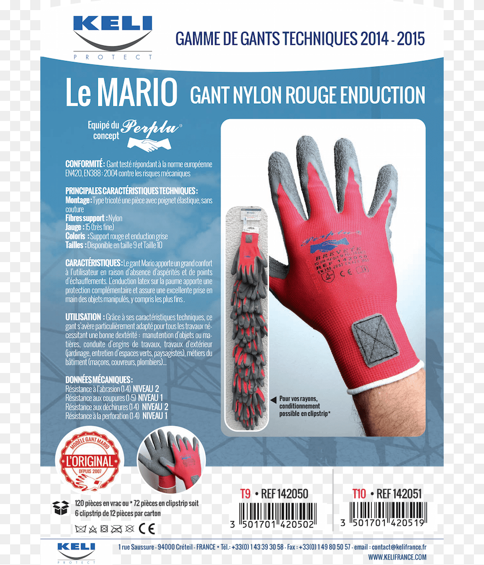 Mario, Advertisement, Clothing, Glove, Poster Free Png Download