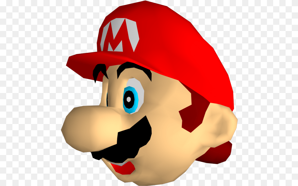 Mario 64 Head, Clothing, Hat, Cap, Baby Png Image