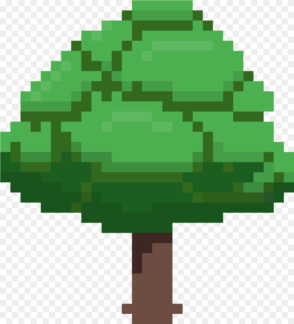 Mario 64 Tree Easy Deadpool Pixel Art, Green, Plant Free Png