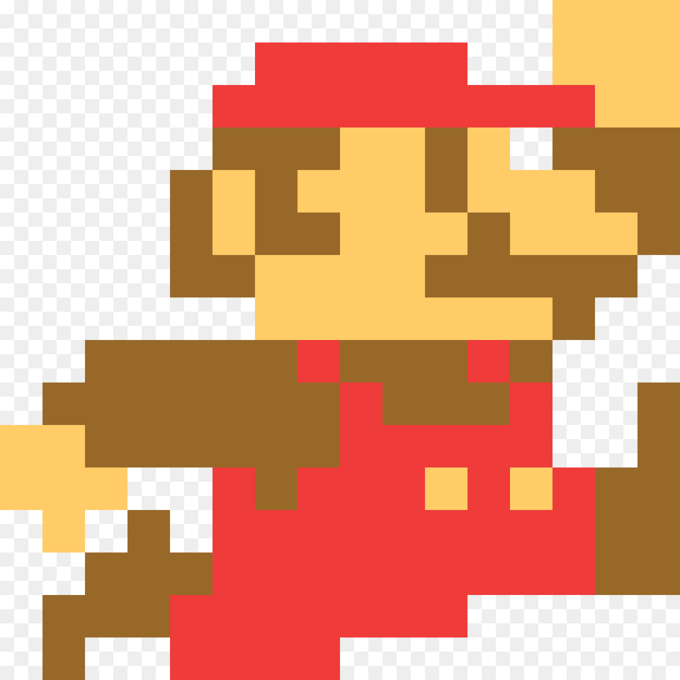 Mario 8bit 8 Bit Mario, First Aid Free Png Download