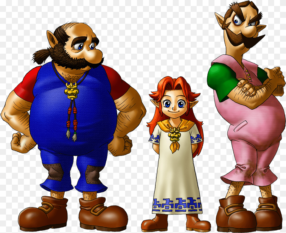 Mario And Luigi Ocarina Of Time, Person, Adult, Woman, Female Png