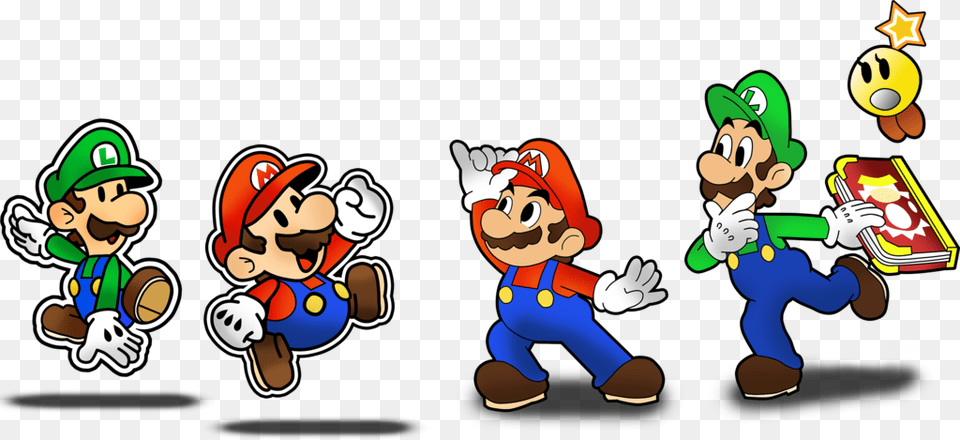 Mario And Luigi Paper, Baby, Game, Person, Super Mario Free Png Download