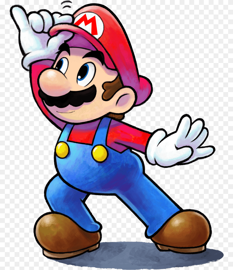 Mario And Luigi Paper Jam Mario, Baby, Person, Face, Head Free Png