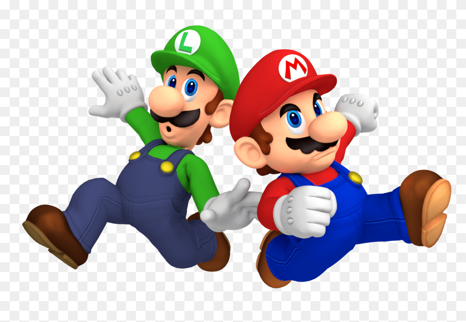 Mario And Luigi Superstar Saga Boxart Pose Render, Game, Super Mario, Clothing, Glove Free Png