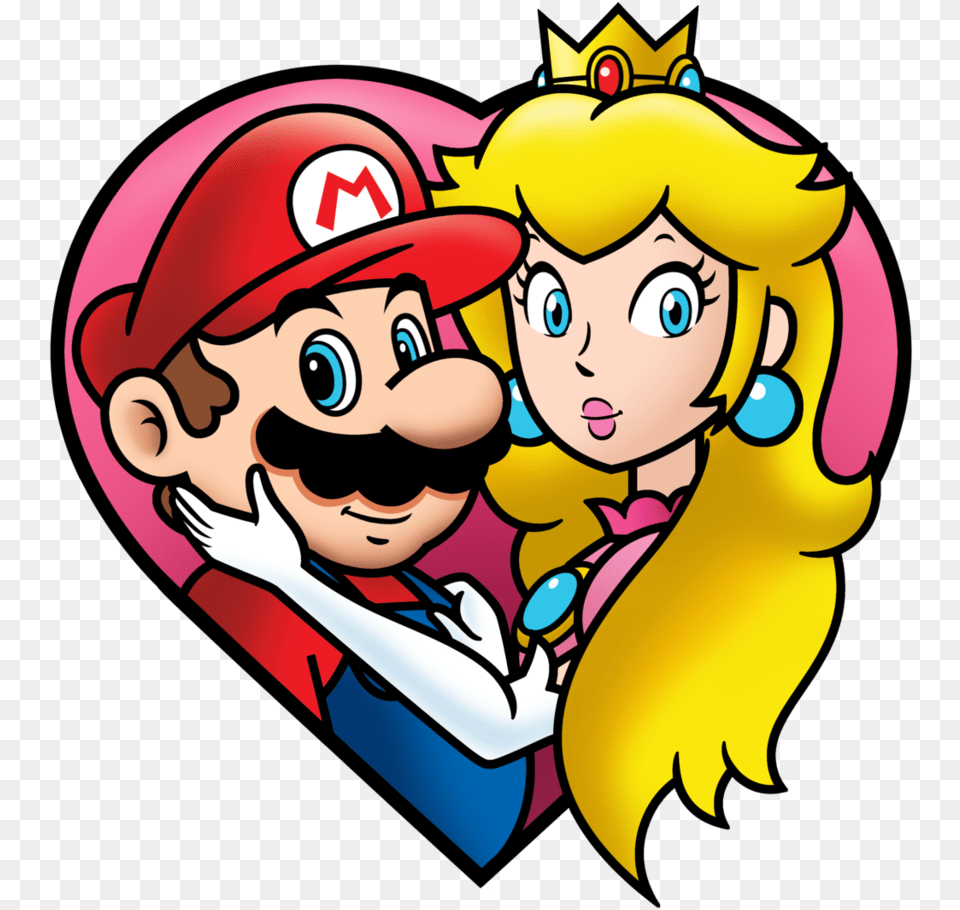 Mario And Peach, Baby, Face, Head, Person Png