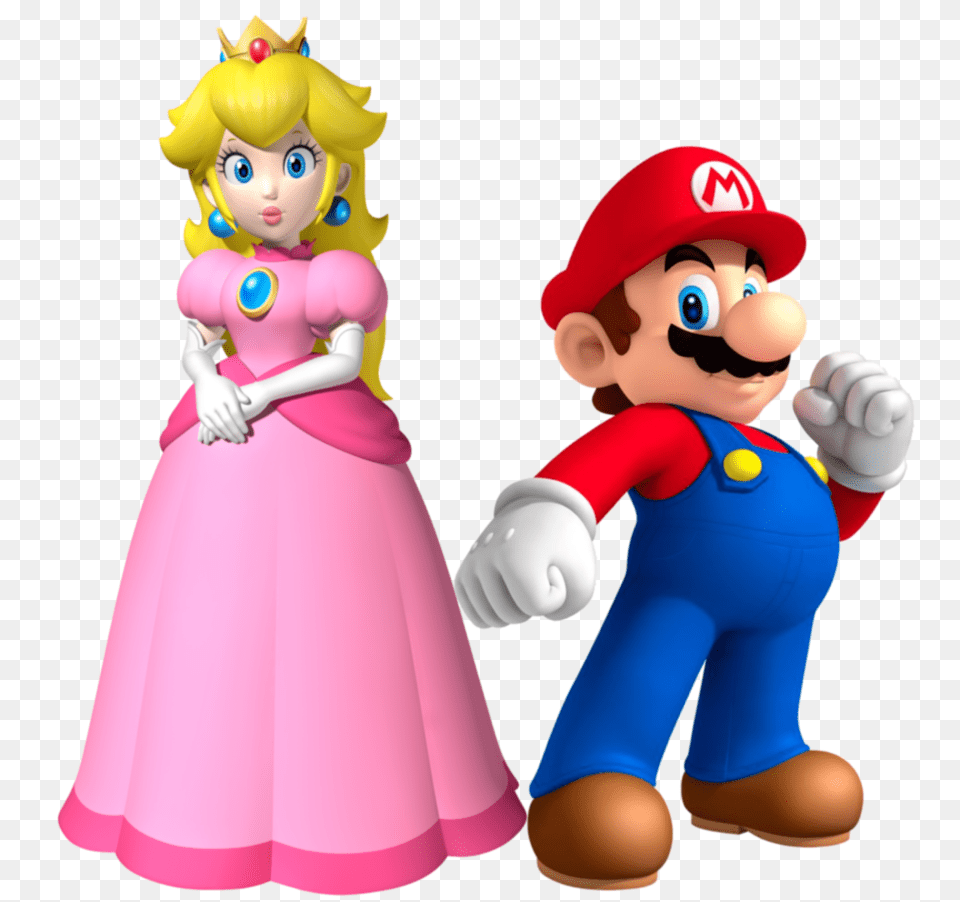 Mario And Peach, Baby, Person, Face, Head Png