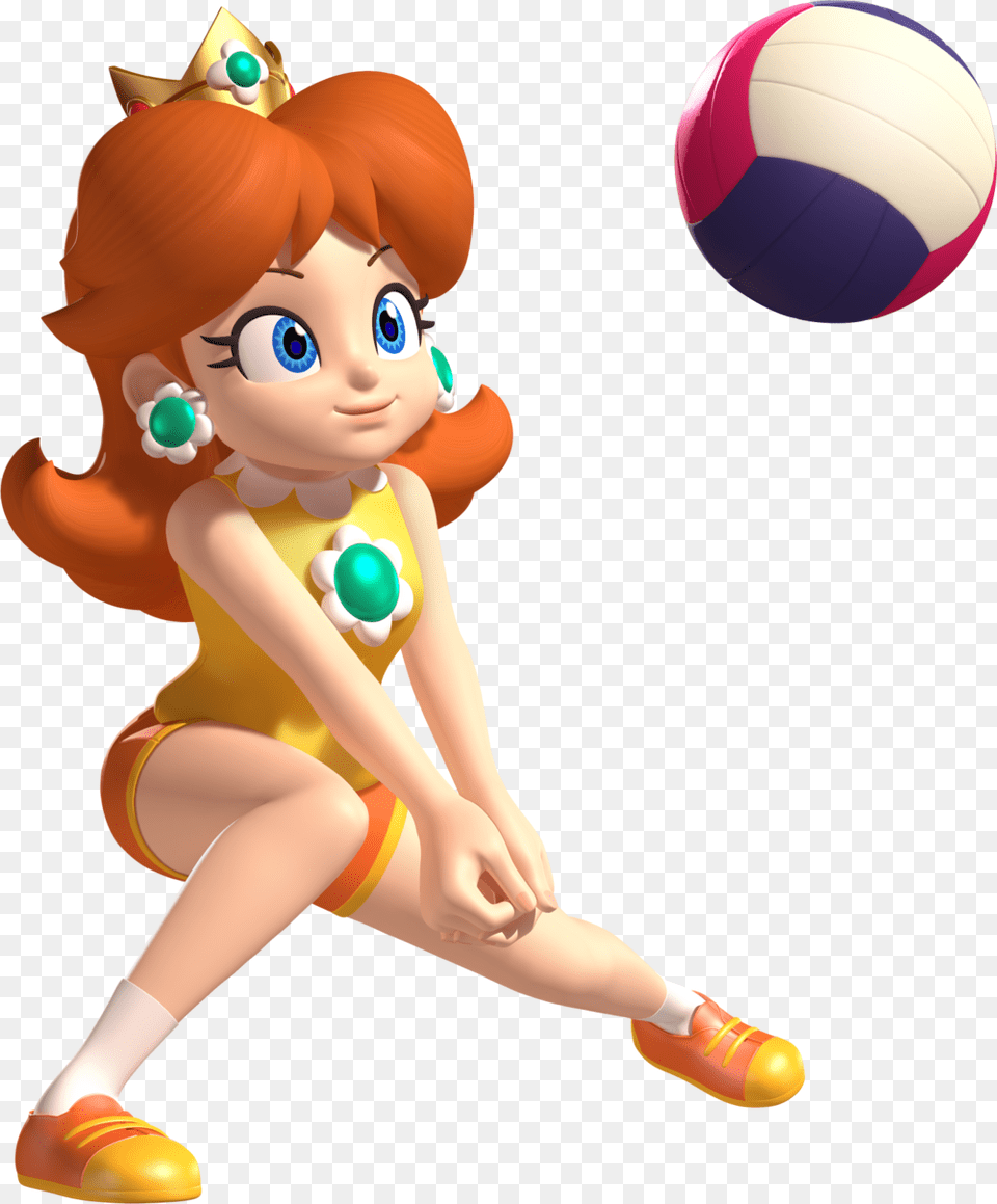 Mario And Sonic At The London 2012 Olympic Games Daisy, Baby, Person, Sphere, Ball Png