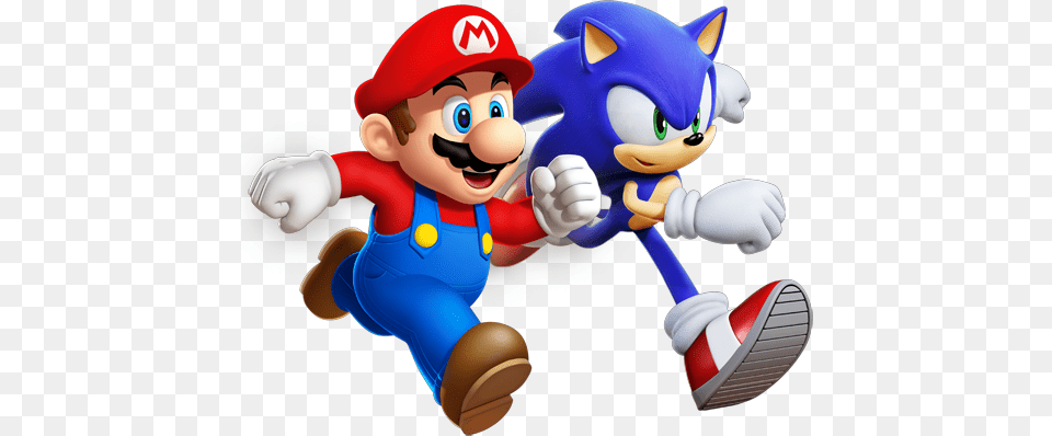 Mario And Sonic Race Mario Amp Sonic At The London 2012 Olympic Games, Game, Super Mario, Baby, Person Png Image