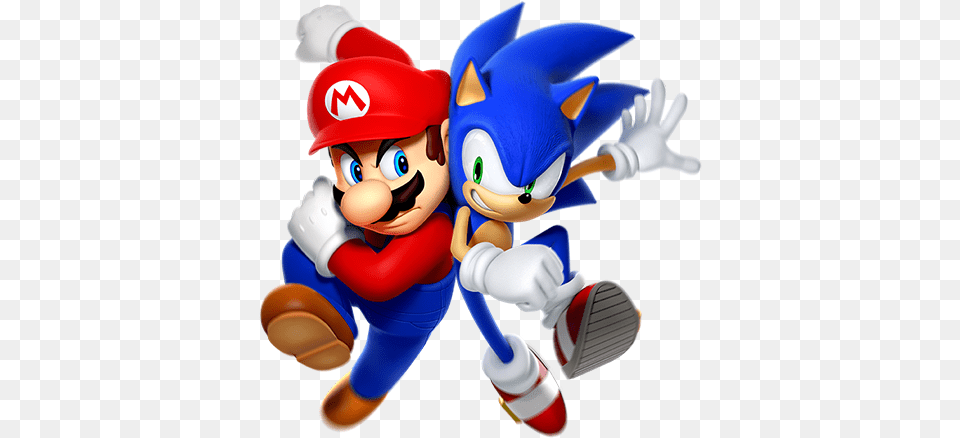 Mario And Sonic Squaring Off Mario Vs Sonic Rio 2016, Game, Super Mario, Baby, Person Png