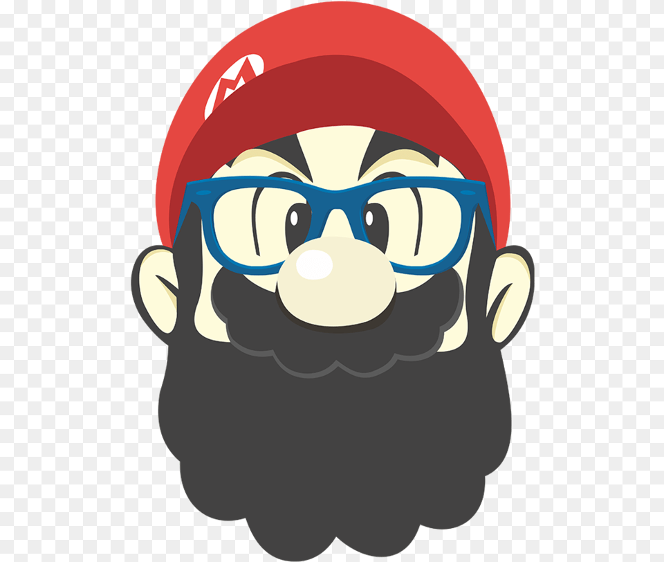 Mario Beard Download Super Mario Con Barba, Cap, Clothing, Hat, Baby Png
