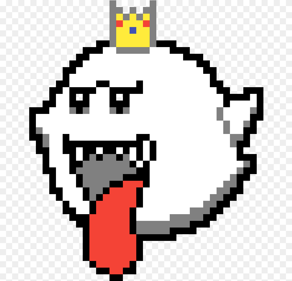 Mario Boo Pixel Art, Qr Code Png