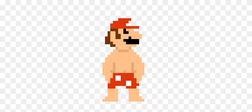 Mario Boxer Outfit Bit Pixel Art Maker, Animal, Canine, Dog, Mammal Png
