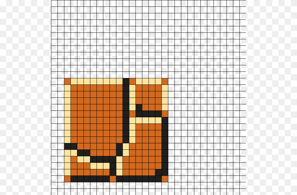 Mario Brick Perler Bead Pattern Mario Block Pixel Art, Qr Code Free Transparent Png