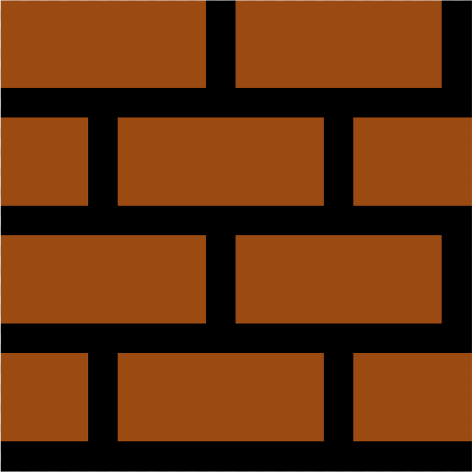 Mario Brick Super Mario Bros Block Pixel Art, Architecture, Building, Wall Free Png Download