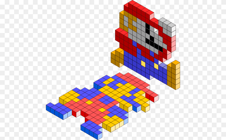 Mario Bros 3d Blocks Svg Clip Arts 570 X 594 Px, Toy, Rubix Cube, Dynamite, Weapon Free Transparent Png