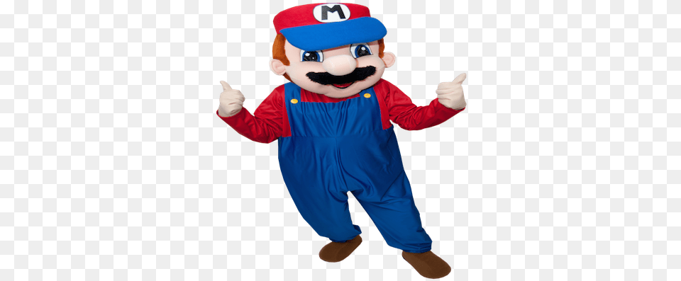 Mario Bros Birthday Party Rental U0026 Entertainment Mascot, Baby, Person, Body Part, Finger Free Transparent Png