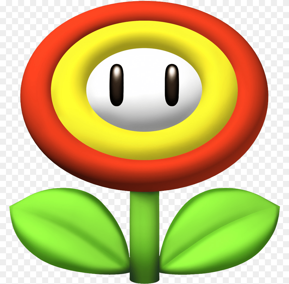 Mario Bros Transparent Image Super Mario Fire Flower, Candy, Food, Sweets, Lollipop Free Png