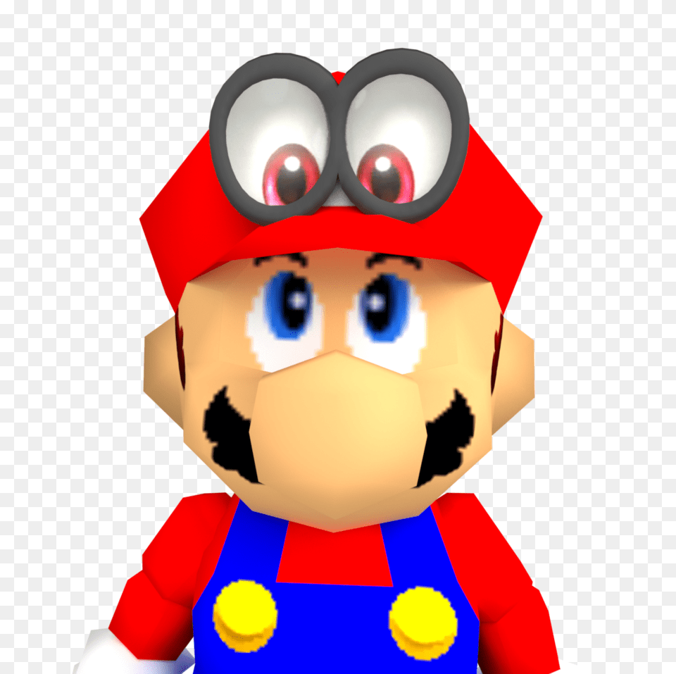 Mario Cappy, Face, Head, Person, Toy Free Transparent Png