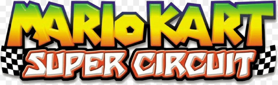 Mario Cart Clipart Mario Kart Super Circuit Logo Png Image