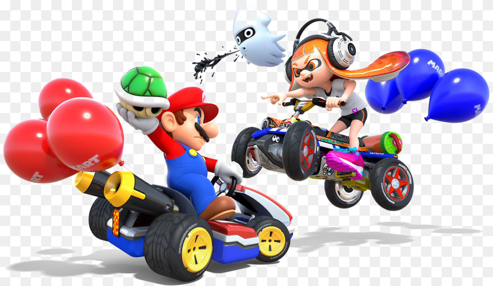 Mario Cart Picture Mario Kart 8 Deluxe Battle, Vehicle, Transportation, Machine, Wheel Png Image