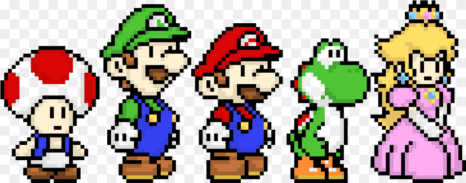 Mario Character Pixel Art, Person, Game, Super Mario Free Png Download