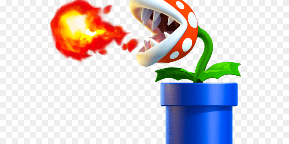 Mario Clipart Piranha Plant, Light, Potted Plant Png Image