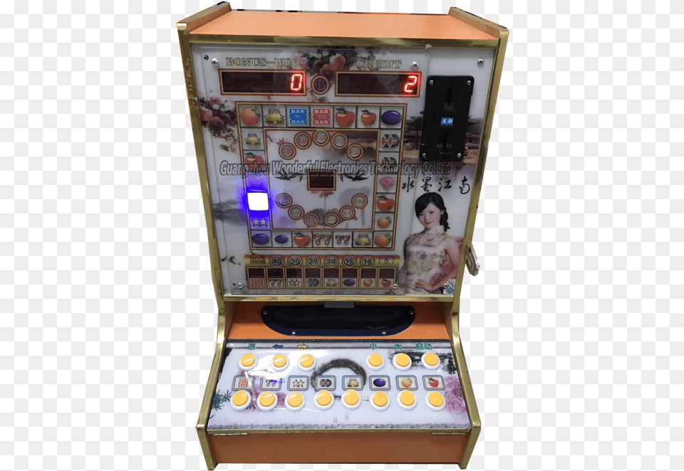 Mario Coin Arcade Slot Game Machine Mario Coin Arcade Playset, Gambling, Wedding, Person, Adult Free Png