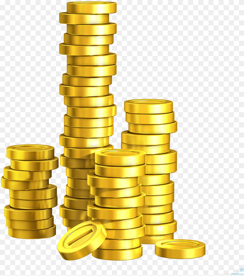 Mario Coin Image Background Gold Coins, Treasure, Smoke Pipe, Money Free Png Download