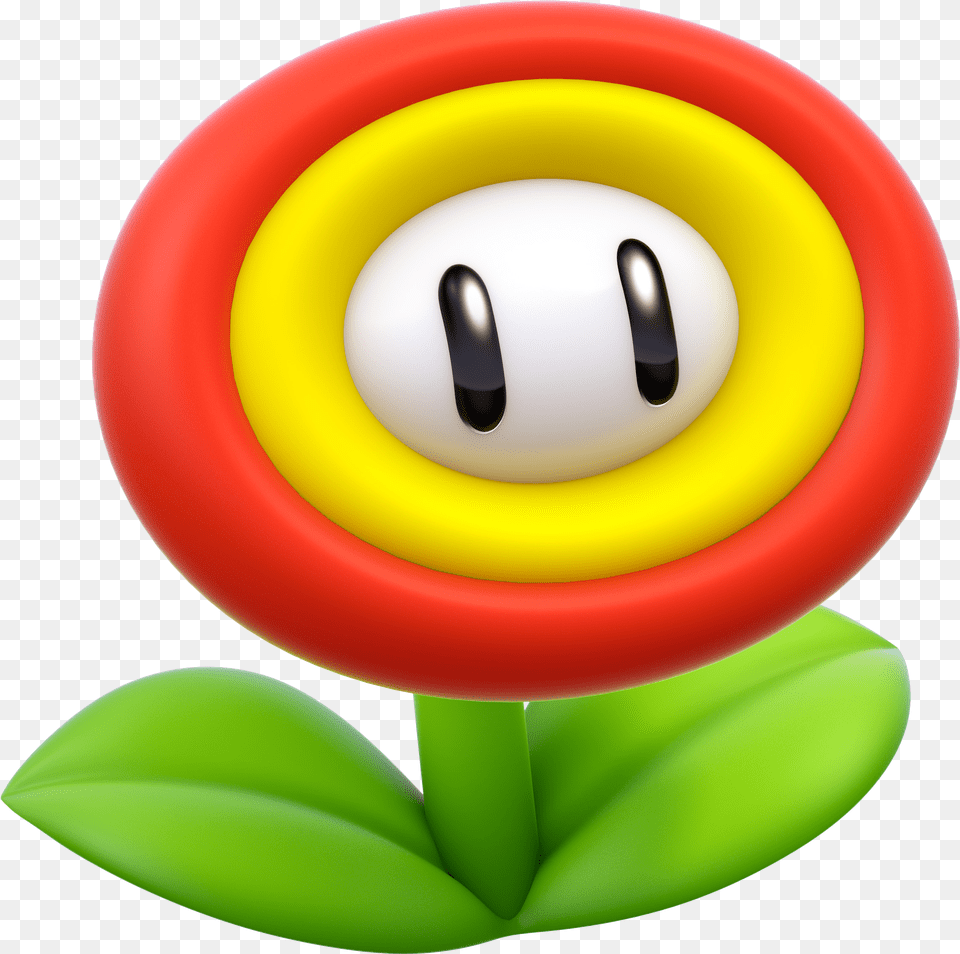 Mario Fire Flower 3d, Toy, Food, Sweets Free Png