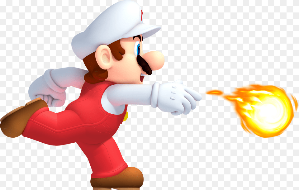 Mario Fireball, Baby, Person, Game, Super Mario Png Image