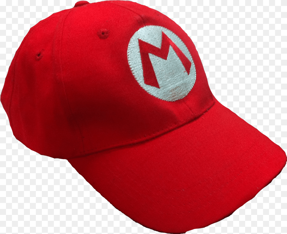 Mario Hat While Recording Baseball Cap, Baseball Cap, Clothing Png Image