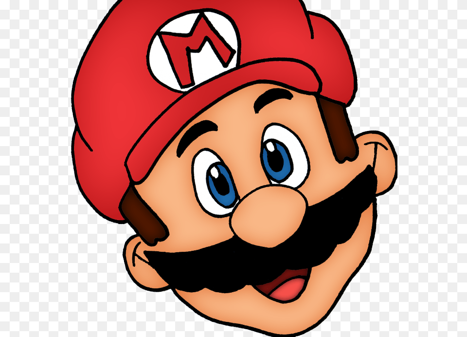 Mario Head, Baby, Person, Face, Game Png Image