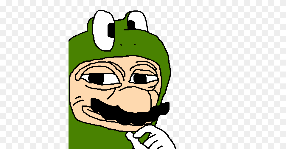 Mario In A Rare Pepe Suit Know Your Meme, Baby, Person, Face, Head Free Png Download