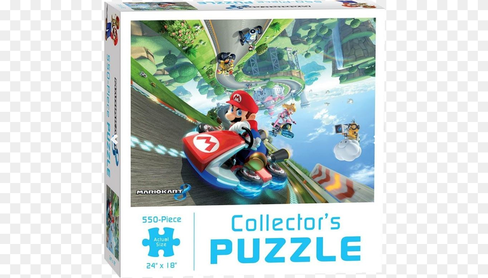 Mario Kart 8 Collectors Puzzle 550 Pieces Mario Puzzles, Baby, Person, Game, Super Mario Png