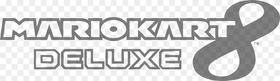 Mario Kart 8 Deluxe Logo Mario Kart 8 Deluxe Logo, Light, Text Png Image